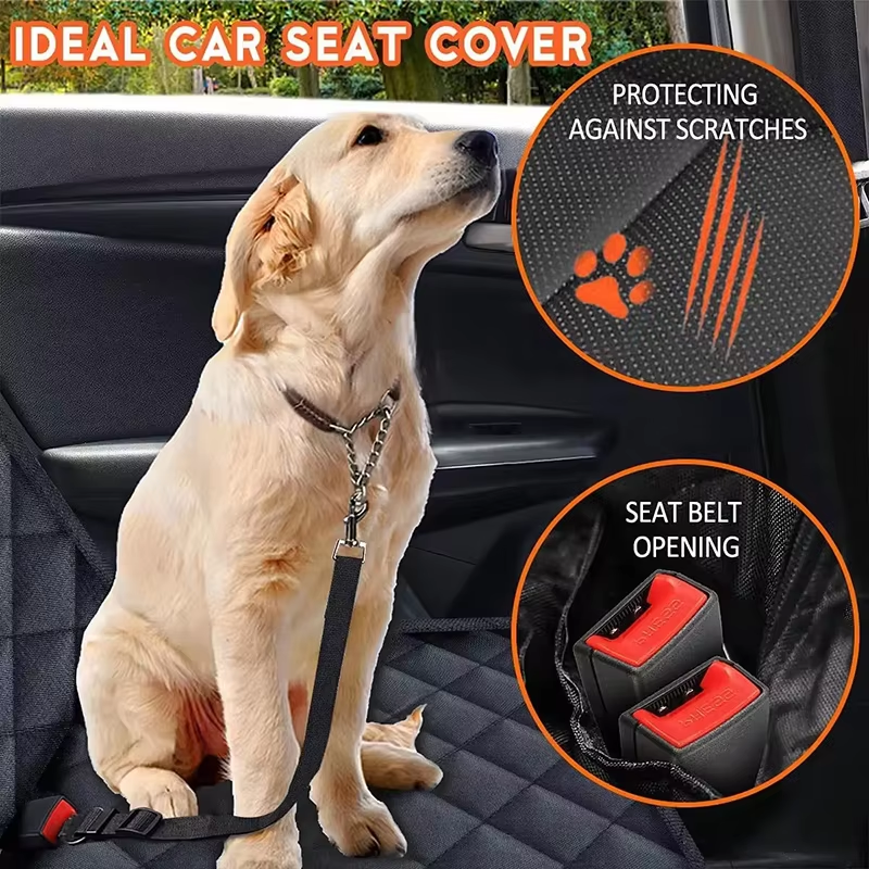 Pet Shield  – Heavy-Duty Hard-Bottom Protector for Dog Car Seats